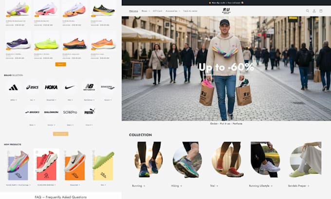 build a high converting shopify dropshipping store design or redesign