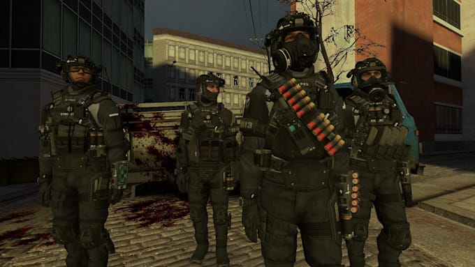 develop custom garrys mod addon port characters npcs and player models
