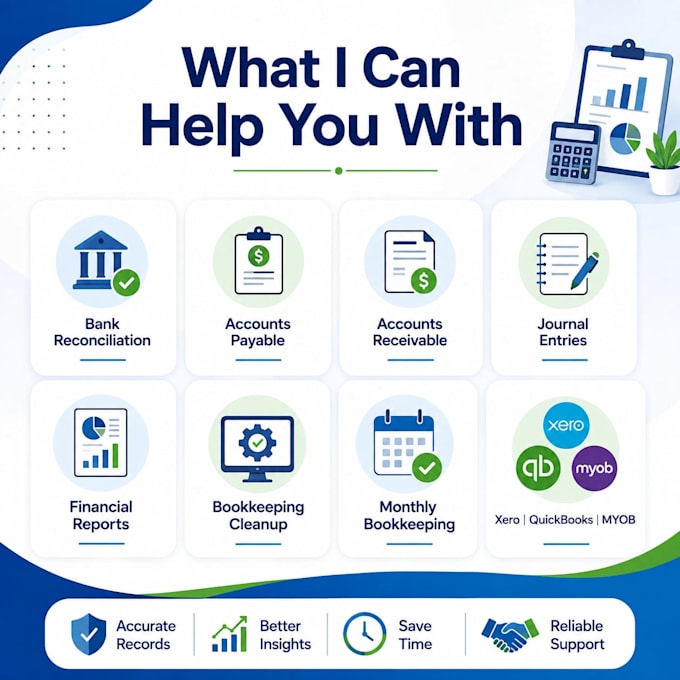 xero bookkeeping, bank reconciliation, and bookkeeping