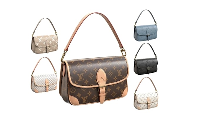 create realistic 3d backpack, tote bag, handbag,  purses, wallet, using clo3d