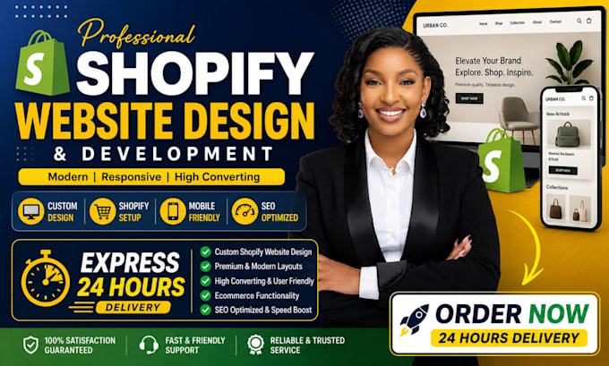 build shopify store, shopify dropshipping or ecommerce, shopify plus developer
