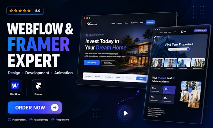 develop webflow, webflow website design framer website develop framer animation