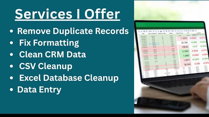 do CRM, CSV, and excel database cleanup and deduplication
