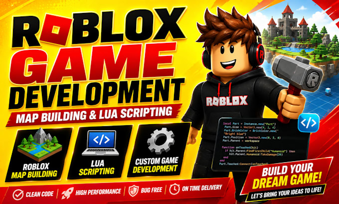 roblox game development, roblox map builder, roblox scripter