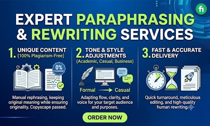 rewrite and paraphrase your content naturally