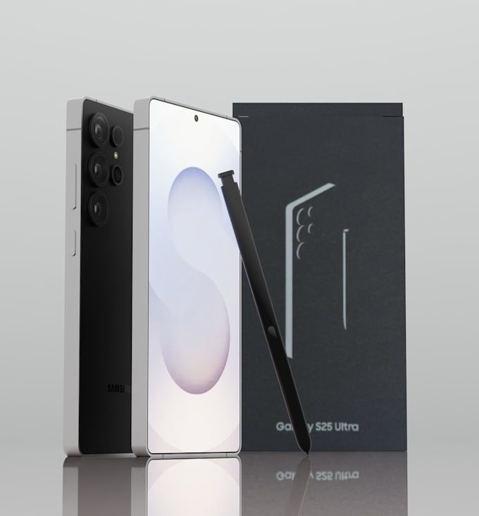model commercial products and 3d packaging