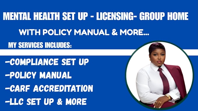 set up mental health group home, mental health facility, group home, carf, llc