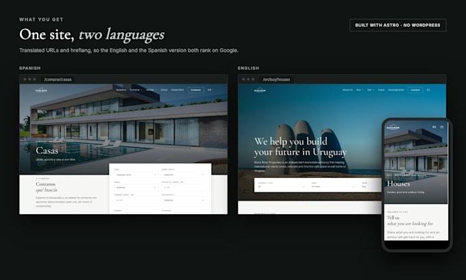 build a real estate website that generates leads