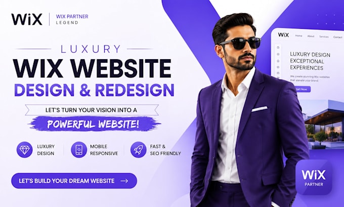 build luxury wix website design custom wix studio redesign high end ecommerce
