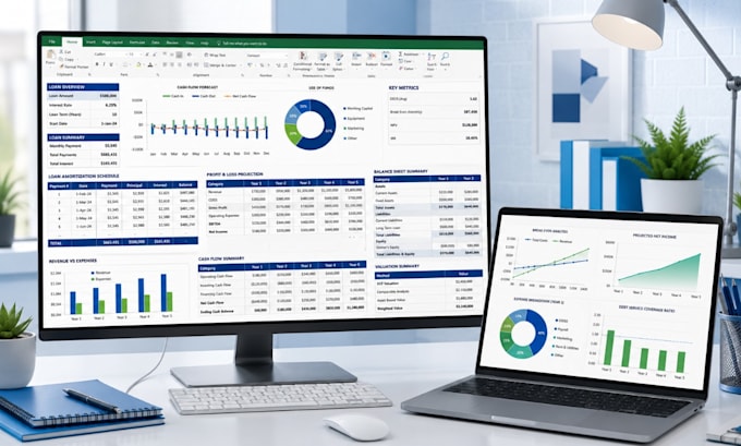 design cap table spreadsheet, investor ready model startup runway model sba loan