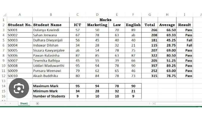do accurate data entry and excel spreadsheet tasks