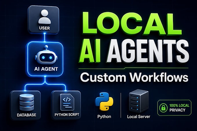 build custom ai agents using python and local llms