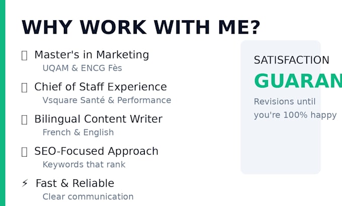 craft SEO optimized articles and blog posts in french
