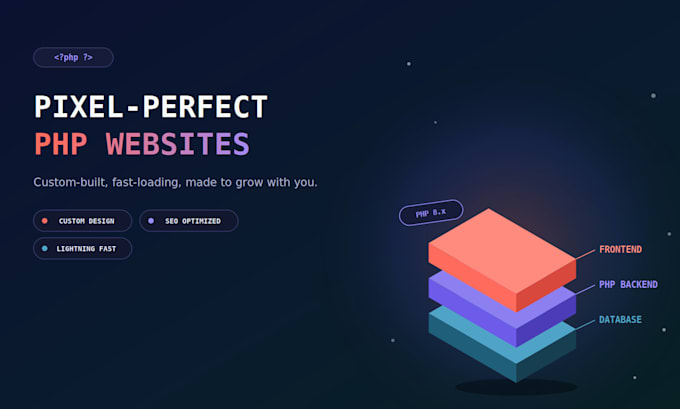 develop, fix and customize PHP mysql websites
