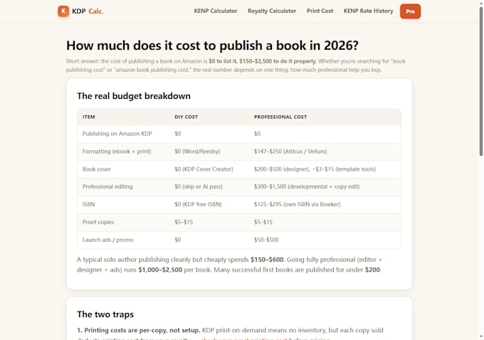 build a custom web calculator or interactive too