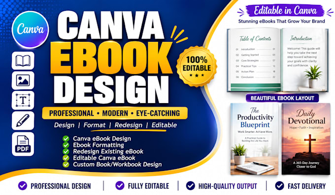 format canva ebook, redesign canva ebook, editable canva ebook,canva book design