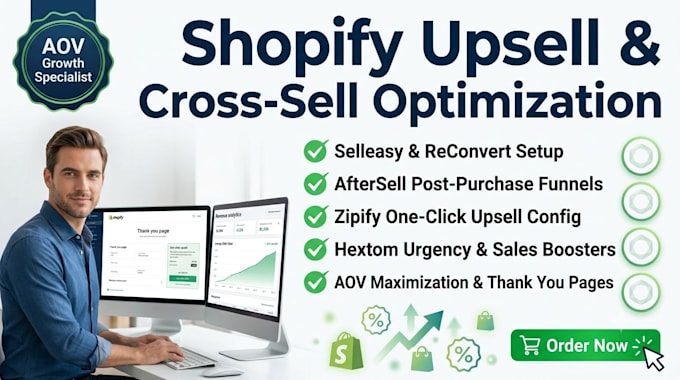 setup upsell and cross sell using selleasy, reconvert, aftersell, zipify