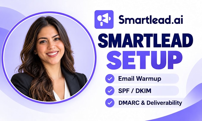 setup smartlead email warmup smartlead spf dkim smartlead dmarc deliverability