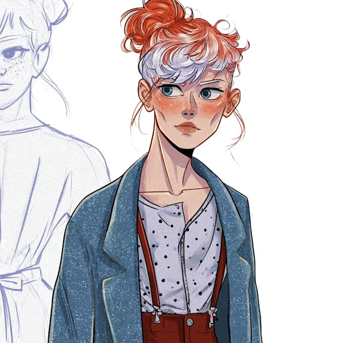 draw a character illustration