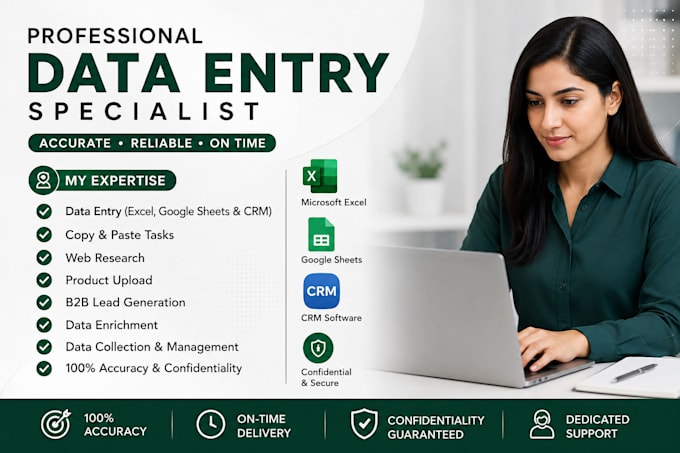do data entry, data mining, copy paste, web research