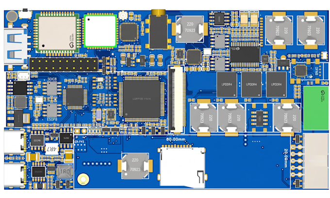 design pcb schematic layout for iot device embedded connectivity implementation