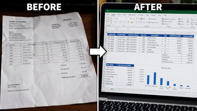 convert PDF to excel data cleaning and structuring
