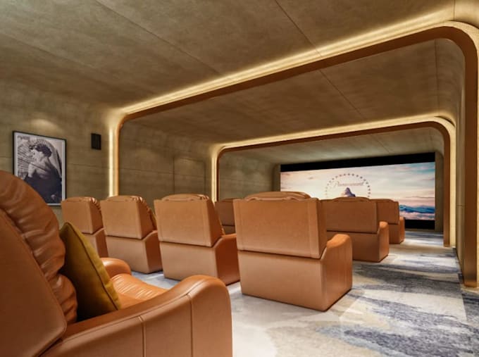 visualize 3d home cinema,virtual staging, concert stage,steam rooom, gym render