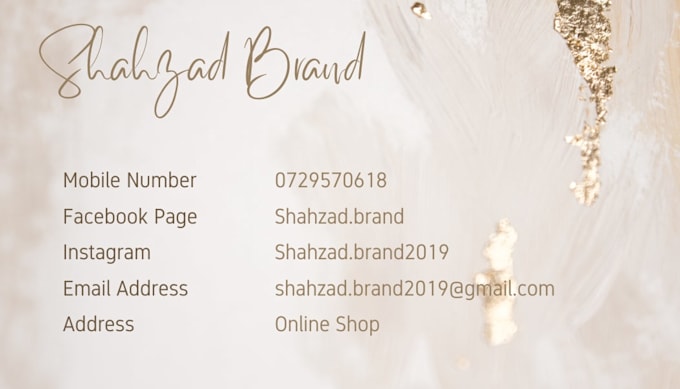 do creative and professional business card design