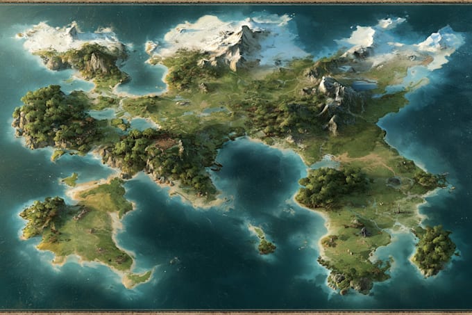 make an amazing world or regional custom fantasy map