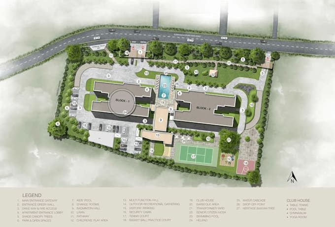 design 2d site plan, plot plan, landscape plan and property map