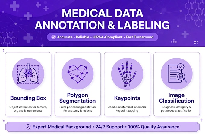 do medical image annotation, labeling and segmentation