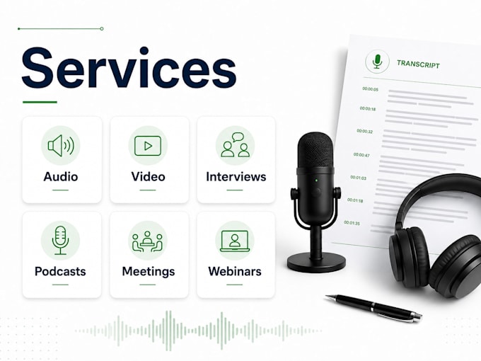 transcribe audio and video accurately