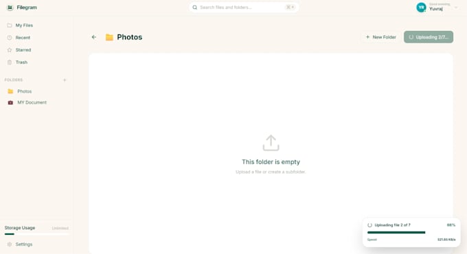 build a custom file management and cloud storage web app