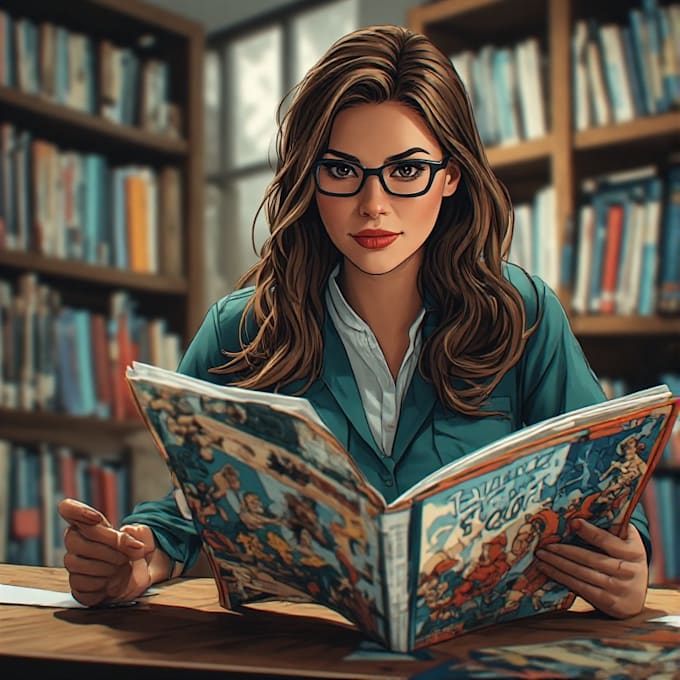 do professional lettering for your comic book