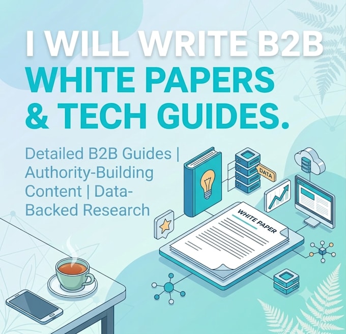 write b2b white papers, case studies, and saas content