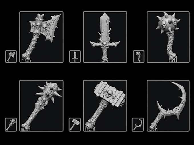 do  custom 3d printable halloween cosplay props, masks, helmets and stl files