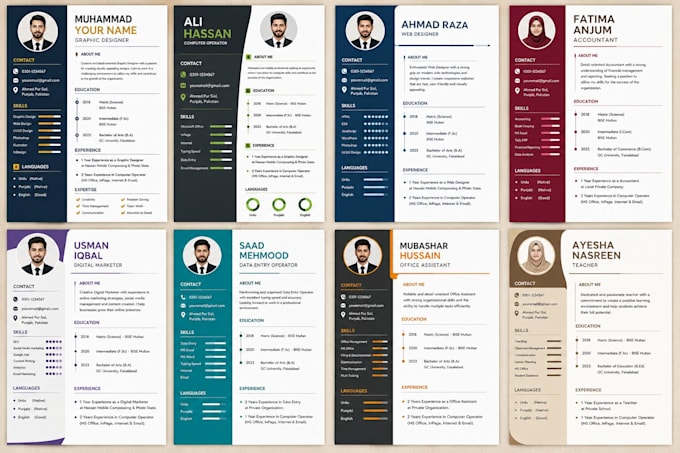 make a professional cv for jobs