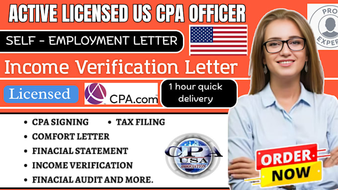 write income verfication letter self employment, rental or loan approval letter