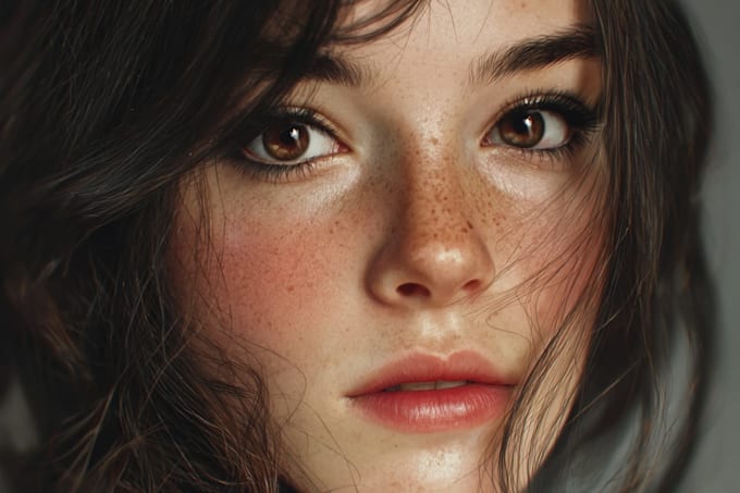 create a realistic portrait illustration