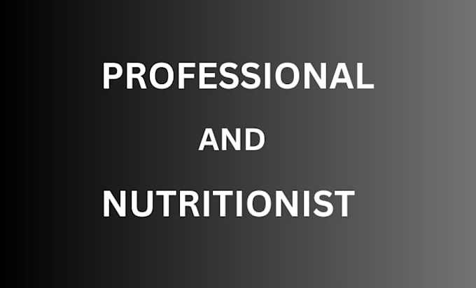 create personalized nutrition and healthy meal plans