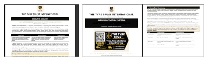 create professional business documents and templates