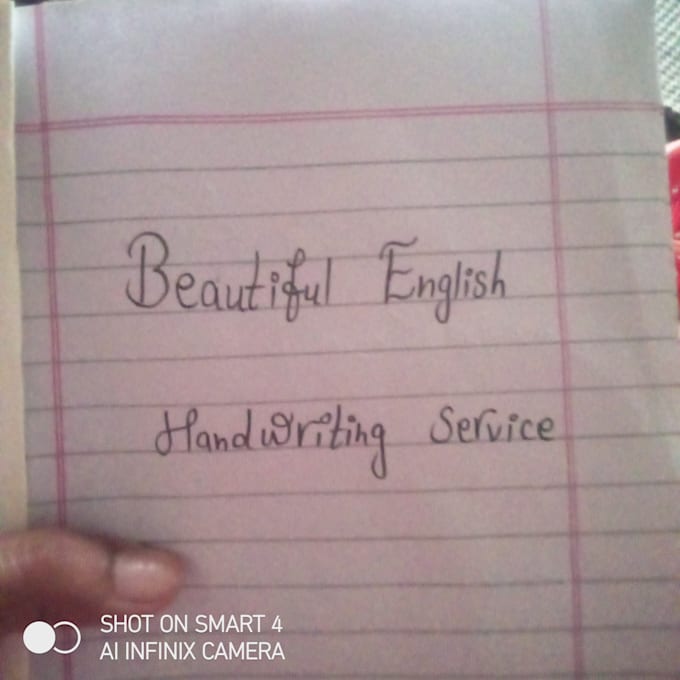 write beautiful urdu and english handwriting for notes,