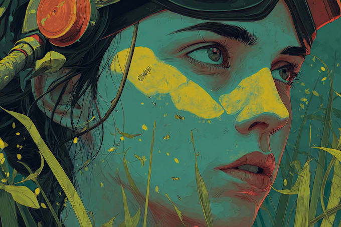 draw custom character art and character illustration