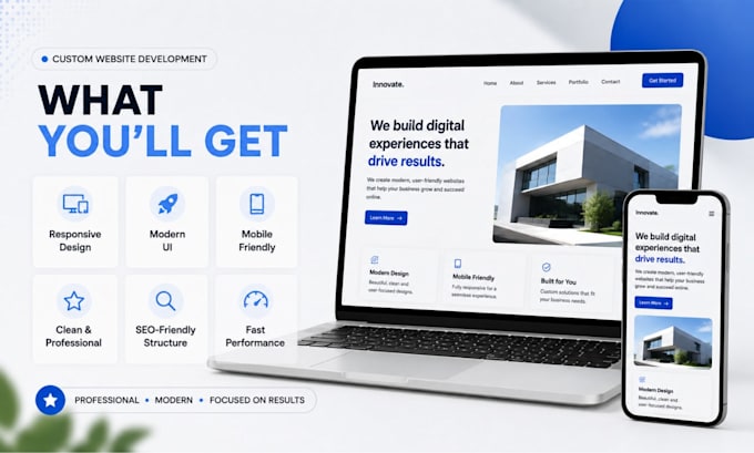 build a modern responsive website