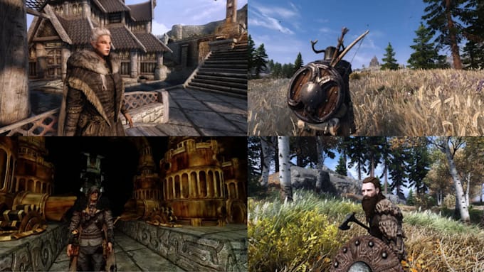 create skyrim or resident evil mod, starfield, armor, weapons, skyrim quest mod