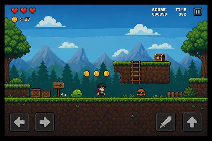 build mechanics and game prototype in unity or godot