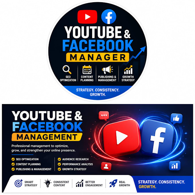 manage and optimize your youtube and facebook