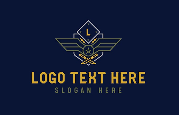 design stunning military patch, logo and badge