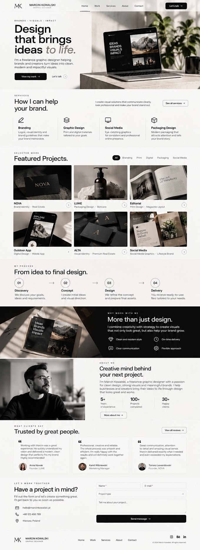 build a professional webflow landing page, cms or ecommerce website