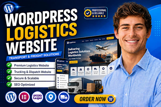 build logistics website, freight, trucking, dispatch, moving company website